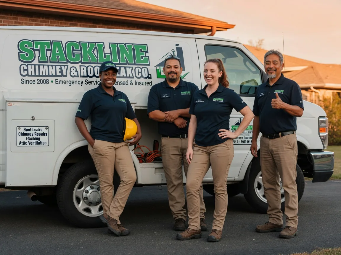 Chimney flashing repair company in Pride, LA